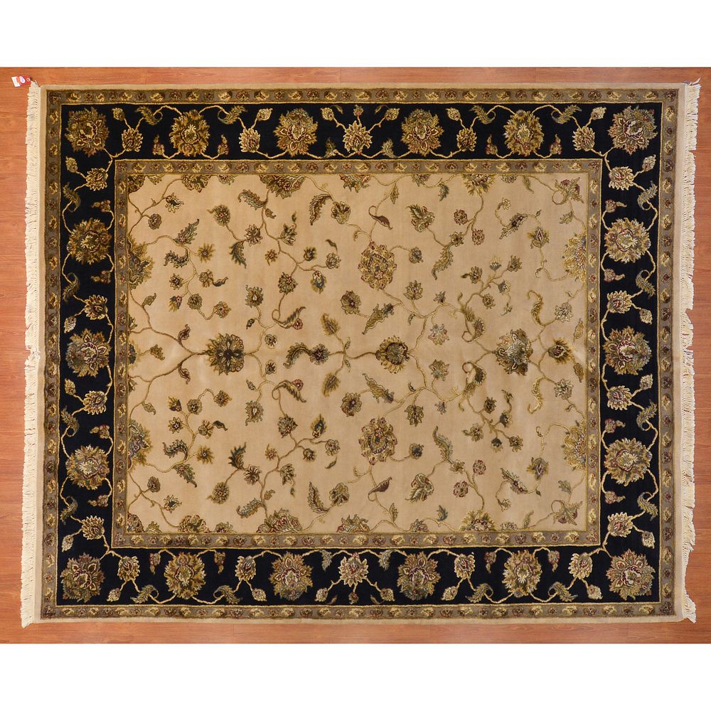 Appraisal: Indo Agra Rug India x Modern hand-knotted wool pile on