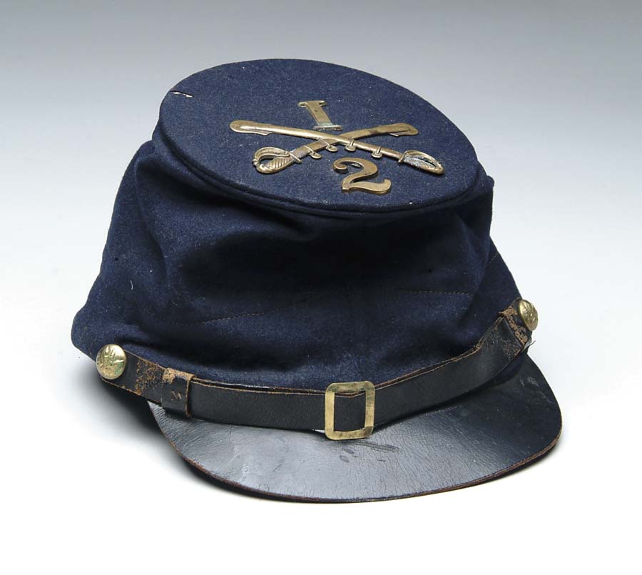 Appraisal: CIVIL WAR ENLISTED FORAGE CAP Classic civil war bummers kepi