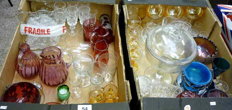 Appraisal: A good collection of Glassware to include Cranberry Carnival and