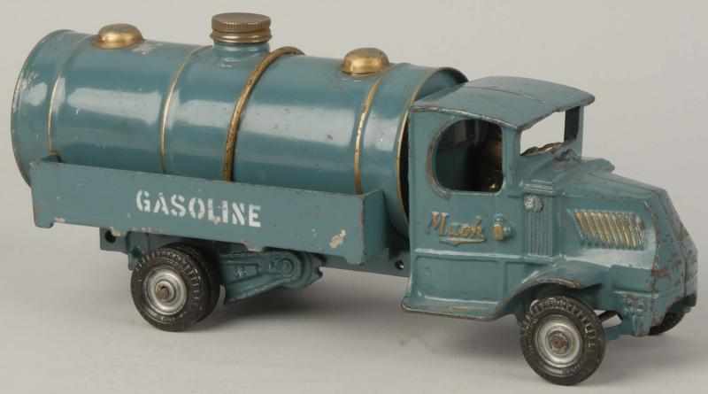 Appraisal: Cast Iron Arcade Mack Gasoline Truck Toy Description Circa Gasoline