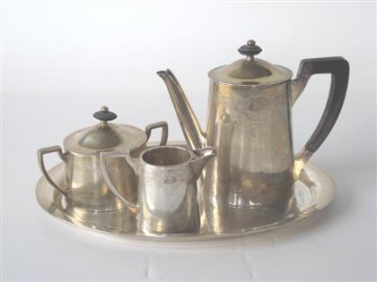 Appraisal: Sterling silver after dinner coffee service first half of the