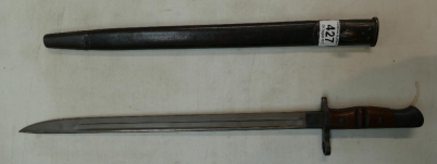 Appraisal: Remmington pattern bayonet and scabbard