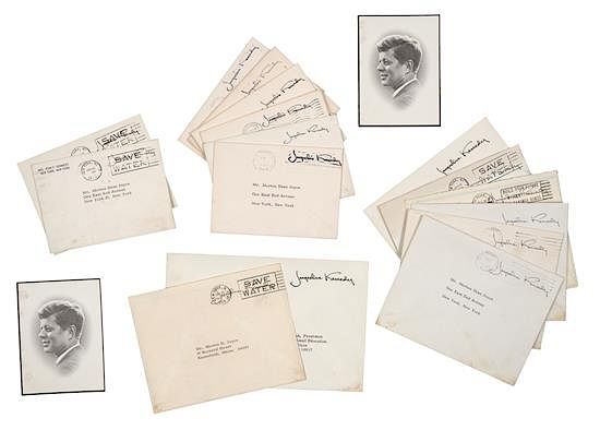 Appraisal: KENNEDY Jacqueline - First Lady A group of items comprising