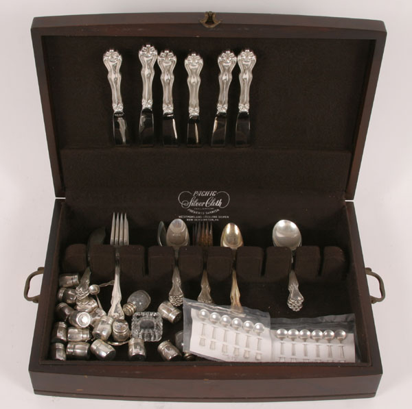 Appraisal: Westmorland sterling flatware consisting of pieces knives forks and spoons