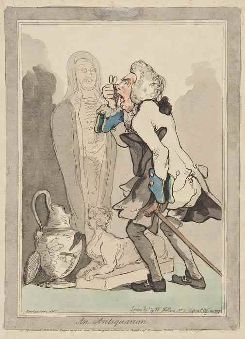 Appraisal: Thomas Rowlandson - An Antiquarian original hand-coloured engraving not in