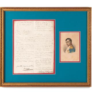 Appraisal: Signed Napoleonic Egyptian campaign correspondence Signed Napoleonic Egyptian campaign correspondence