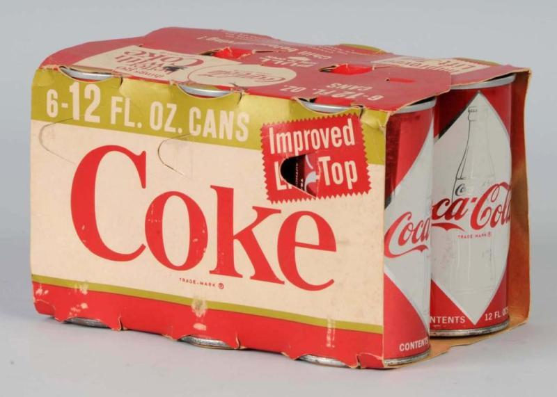 Appraisal: Cardboard Coca-Cola -Pack Carrier for Cans Description s Comes complete