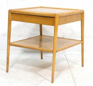 Appraisal: ROBSJOHN GIBBINGS Square Modern Side Table Singl ROBSJOHN GIBBINGS Square