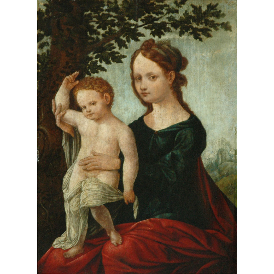 Appraisal: Manner of Jan van Scorel Virgin and Child Oil on