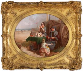 Appraisal: EXCEPTIONAL BRITISH PAINTING CIRCA Attributed to JAMES COLLINSON British -