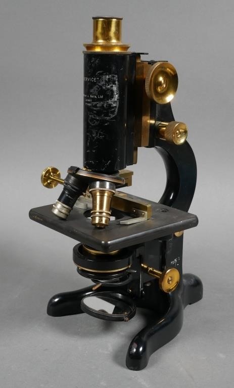 Appraisal: Antique Watson Service monocular microscope by W Watson Sons London