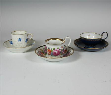 Appraisal: A collection of th century and later cabinet cups and