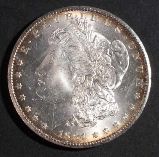 Appraisal: United States Morgan type silver dollar -CC MS- Estimate -