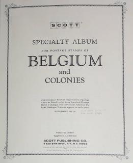 Appraisal: Collection of Belgium in Scott specialty album Collection of Belgium