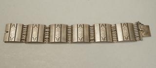 Appraisal: Georg Jensen Sterling Bracelet Unique desig Georg Jensen Sterling Bracelet