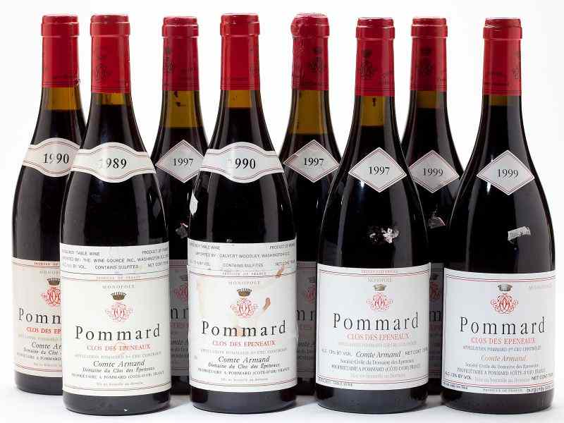 Appraisal: Pommard total bottlesVintage Armand Clos des Epeneaux Vintage Armand Clos