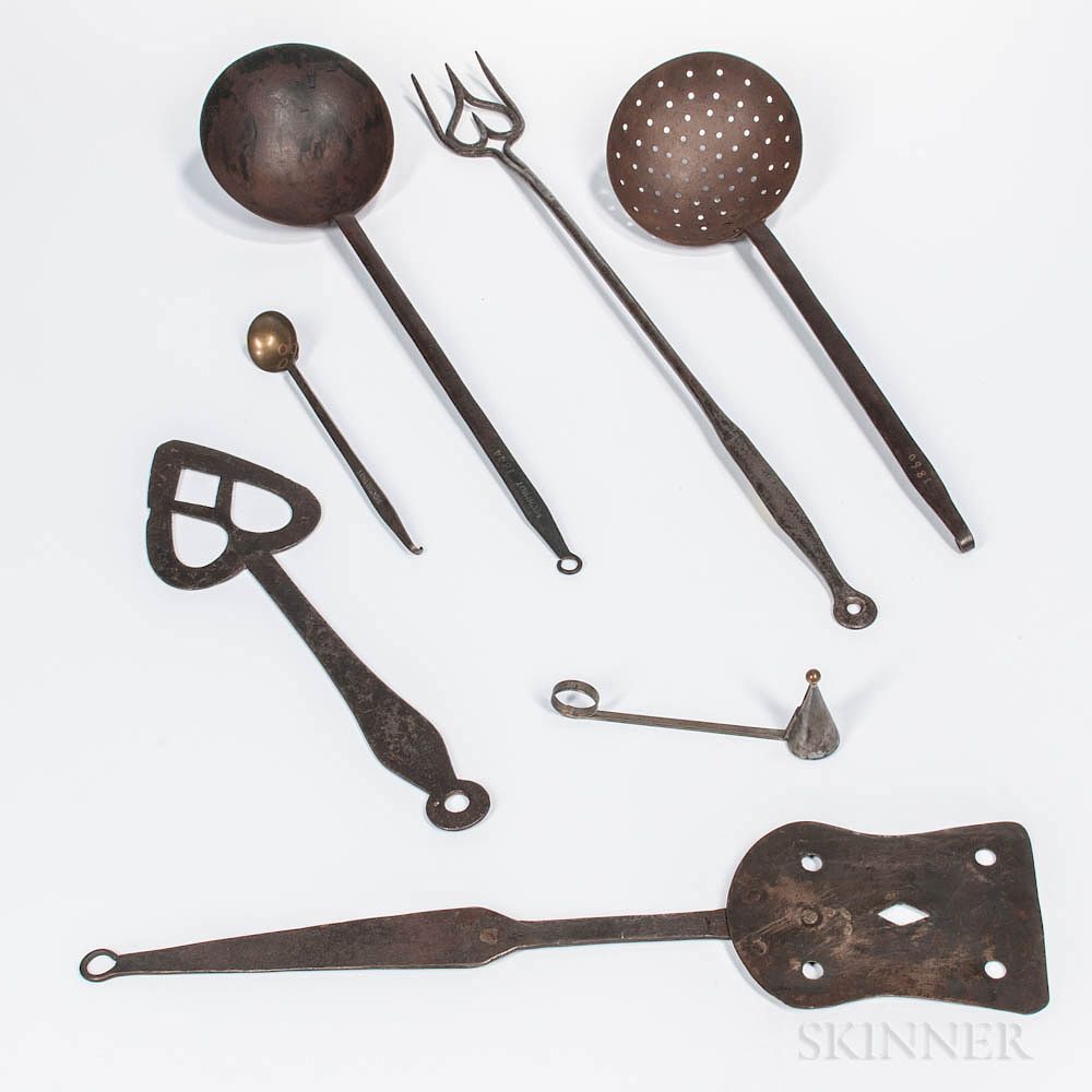 Appraisal: Seven Mostly Iron Tools Seven Mostly Iron Tools mostly Pennsylvania