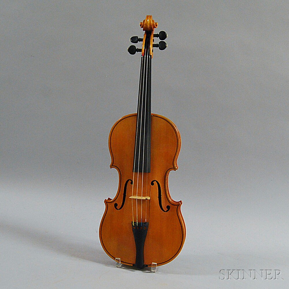 Appraisal: Modern Violin Ernst Heinrich Roth Workshop Erlangen bearing the maker's