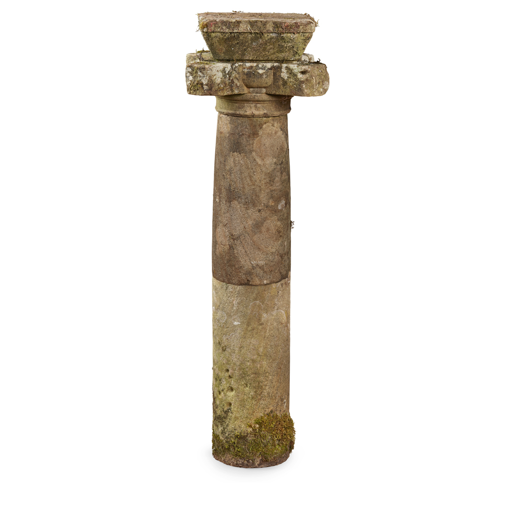 Appraisal: SCOTTISH STONE SUNDIAL BASE TH EARLY TH CENTURY in three