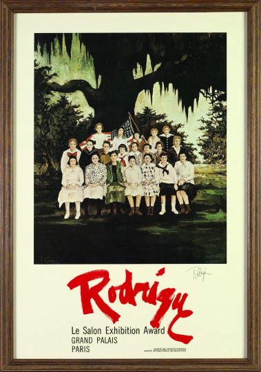 Appraisal: George Rodrigue American Louisiana b offset lithograph poster for Le