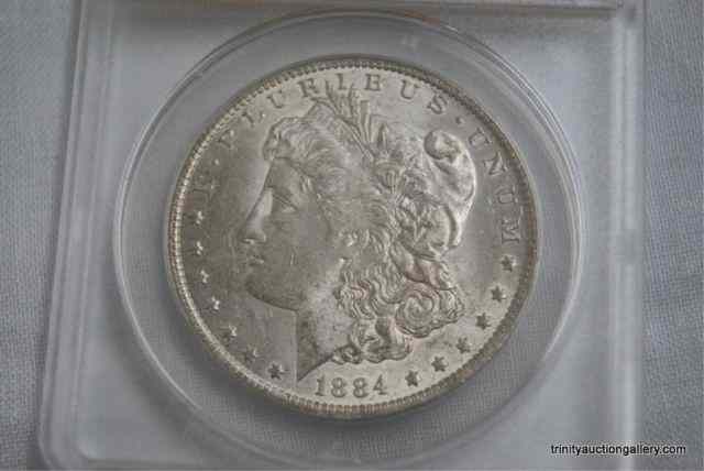 Appraisal: O Silver Morgan Dollar Coin Graded MS This is a