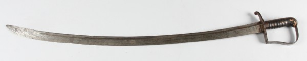 Appraisal: Iron mounted horseman's sword produced by Nathan Starr circa -