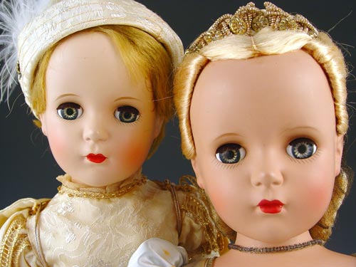 Appraisal: VERY RARE PAIR MADAME ALEXANDER PRINCE CHARMING CINDERELLA DOLLS Hard