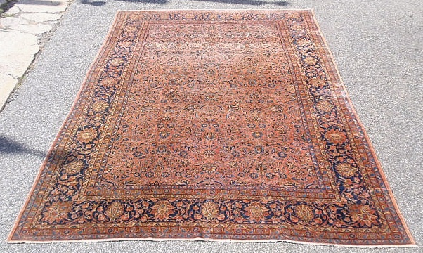 Appraisal: - Room size Mahal oriental carpet with overall floral patterns