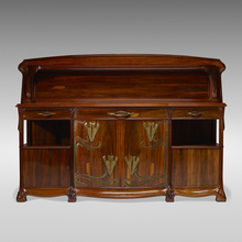 Appraisal: Louis Majorelle LARGE EPIS DE BL BUFFET France c mahogany