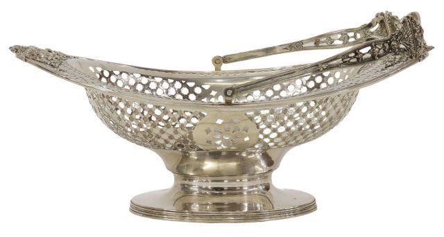 Appraisal: American sterling silver cake basket Redlich Company retailed by Frank