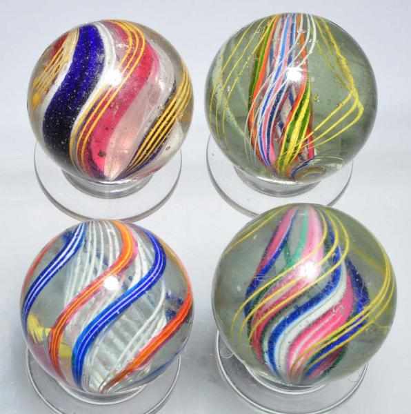 Appraisal: Lot of Large Swirl Marbles Description Includes one divided core