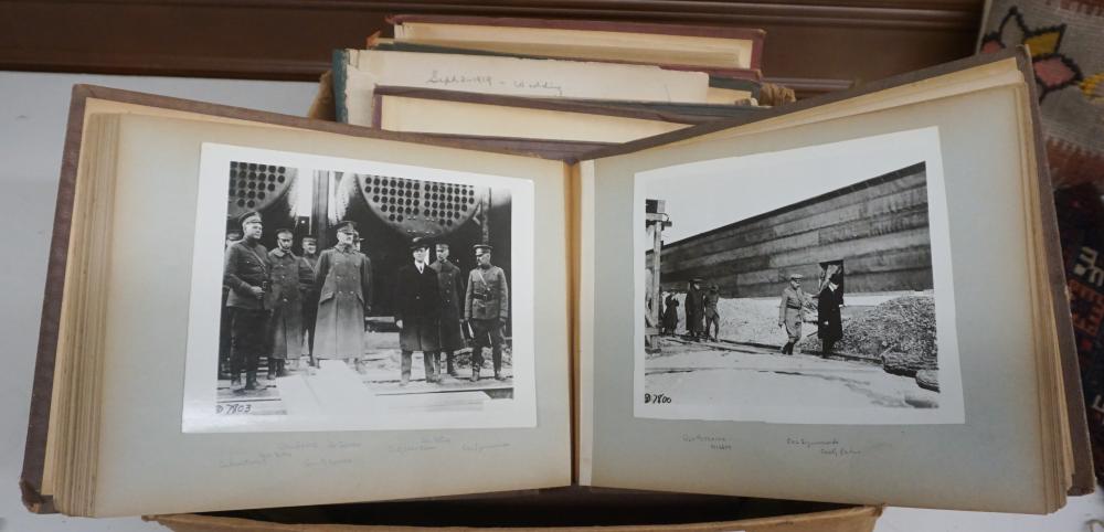 Appraisal: FIVE PHOTOGRAPH ALBUMS MOST FRANCE POST WORLD WAR I Five