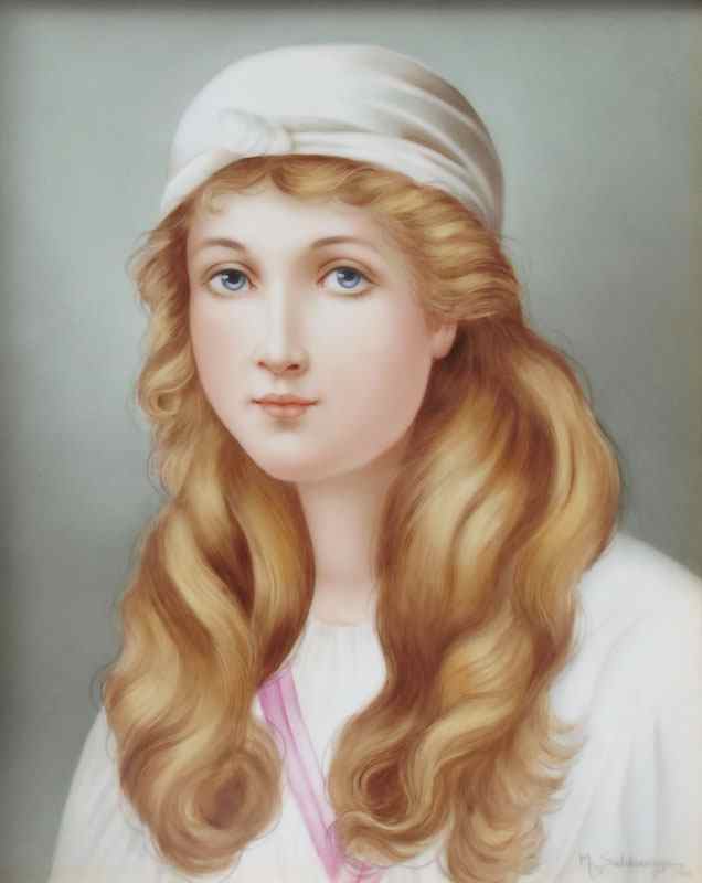 Appraisal: SALDARRIAGA Maria American th C Portrait of a Young Blonde