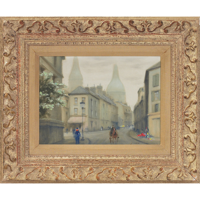 Appraisal: Andre Gisson American - ''Paris '' c oil on masonite