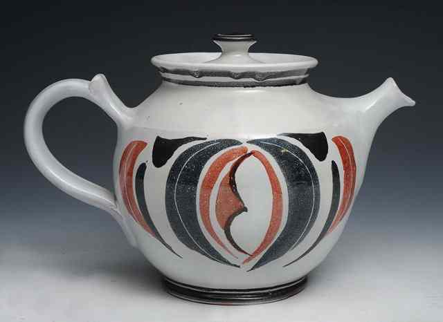 Appraisal: Andrew Hazelden British th Century An Aldermaston Pottery teapot and