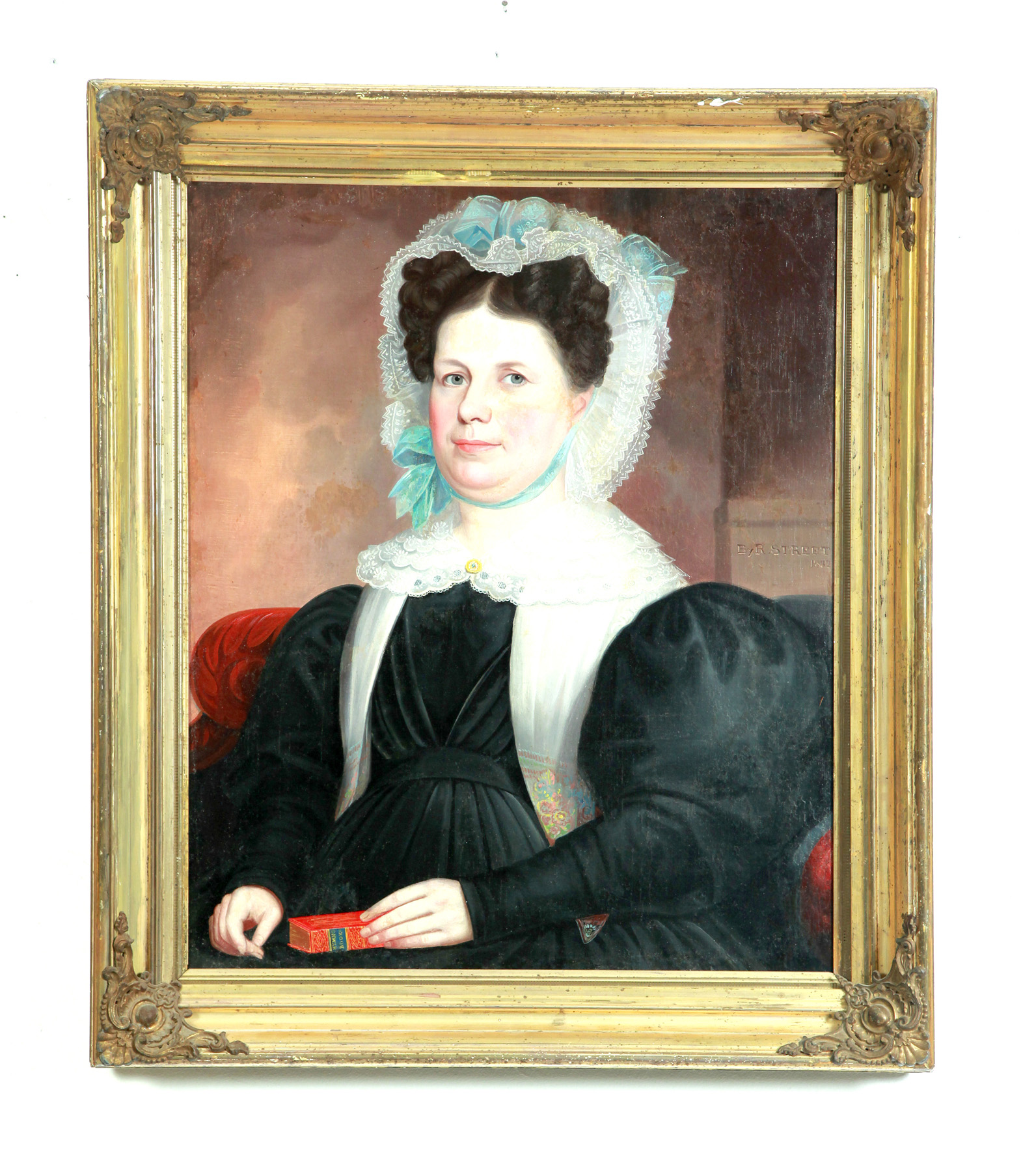 Appraisal: PORTRAIT OF A WOMAN BY ROBERT STREET PENNSYLVANIA - Oil