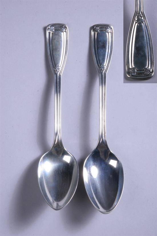 Appraisal: PIECES TIFFANY CO STERLING SILVER FLATWARE St Dunstan pattern Seven