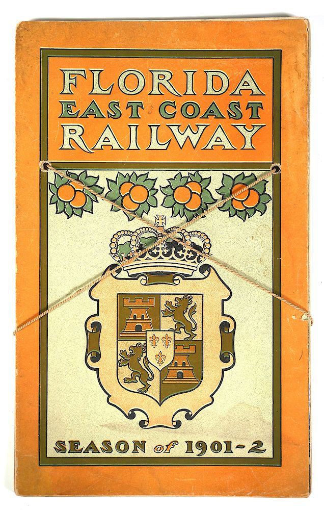 Appraisal: FLORIDA East Coast Railway Brochure - travel brochure from the