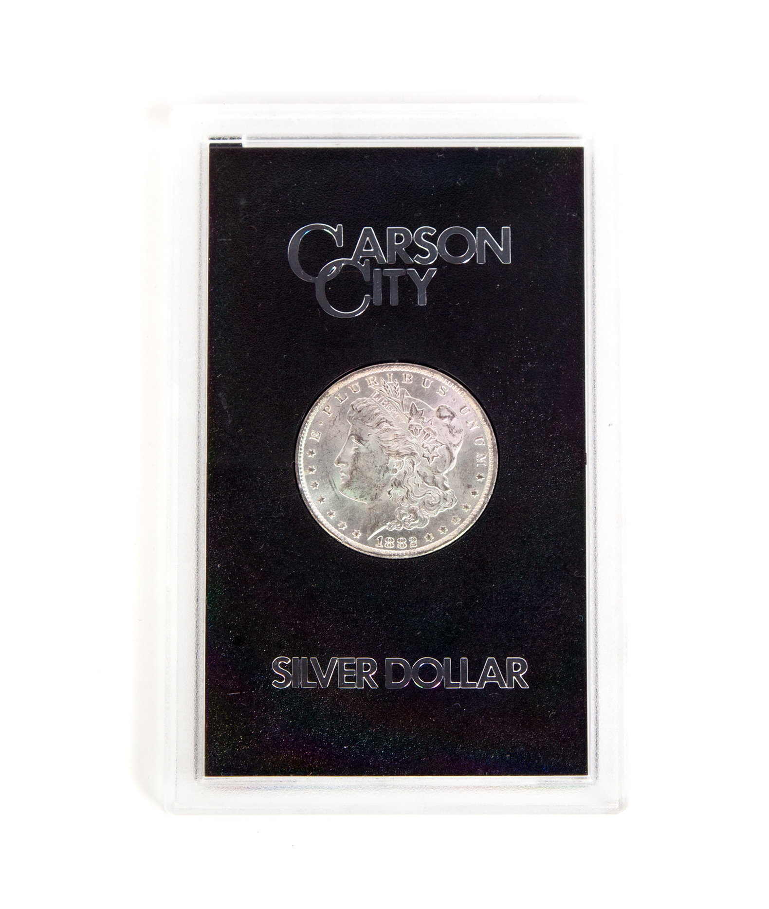 Appraisal: CARSON CITY MORGAN SILVER DOLLAR Uncirculated in government holder No