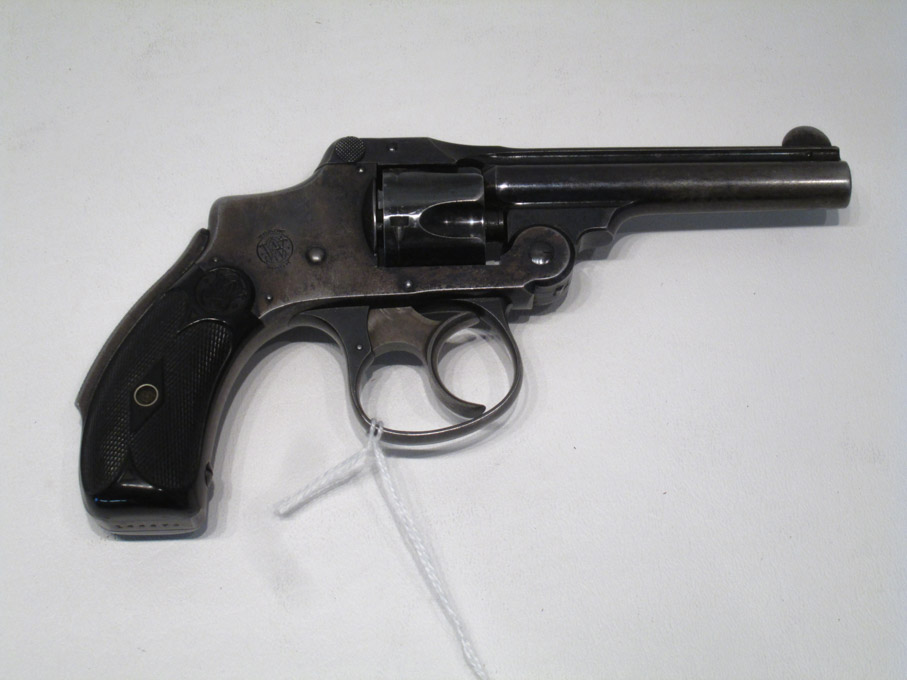 Appraisal: SMITH WESSON MODEL SAFETY HAMMERLESS DOUBLE ACTION REVOLVER caliber fluted