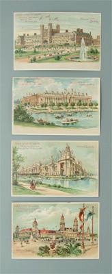 Appraisal: HTL World's Fair post cards ten different Hold-to-the-light views from