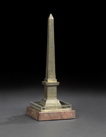 Appraisal: French Grand Tour Gilt- and Patinated Bronze Model of an