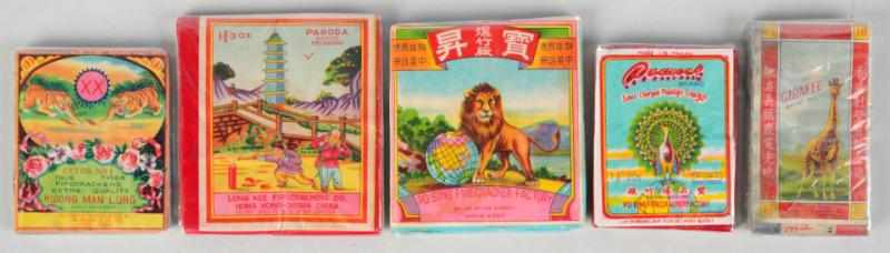 Appraisal: Lot of Firecracker Packs Includes True Tiger Pagoda -pack logo