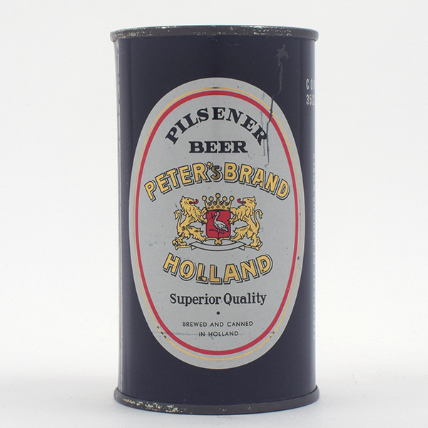 Appraisal: Peters Brand Beer Holland Flat TopReference USBC UnlistedBrewery No mandatory