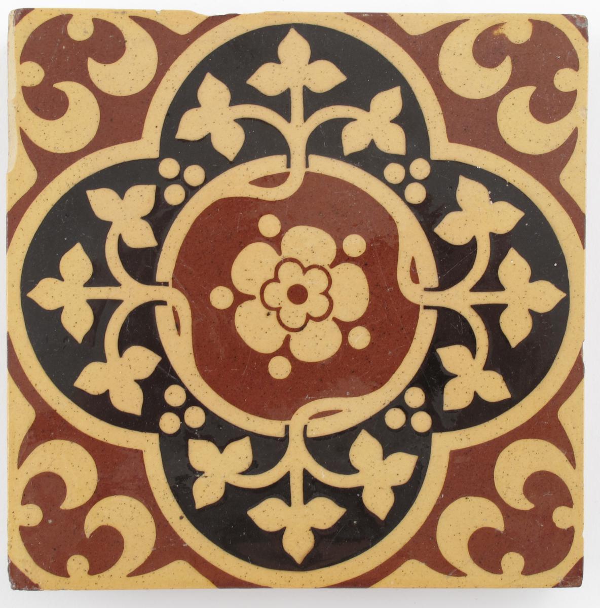 Appraisal: A Minton encaustic tile