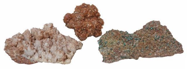 Appraisal: lot of Geological specimens in natural rock formations including aragonite