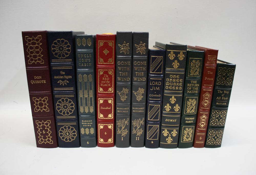 Appraisal: ELEVEN LEATHER BOUND BOOKS BY EASTON PRESS assorted titles all