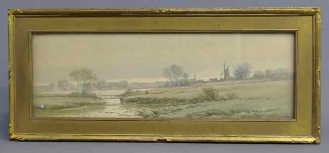 Appraisal: Watercolor signed and dated ''G E Colby '' Illinois -