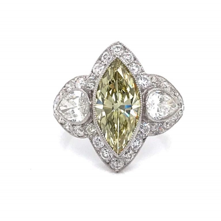 Appraisal: Ct Fancy Color GIA Certified Diamond Ring Ct Fancy Color