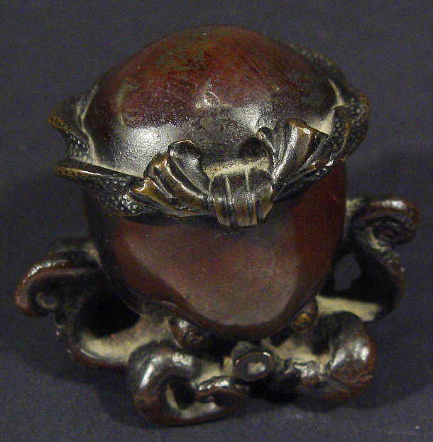 Appraisal: th Century Japanese bronze octopus cm high